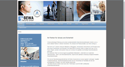 Desktop Screenshot of bewa-security.de