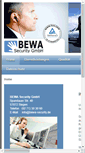 Mobile Screenshot of bewa-security.de